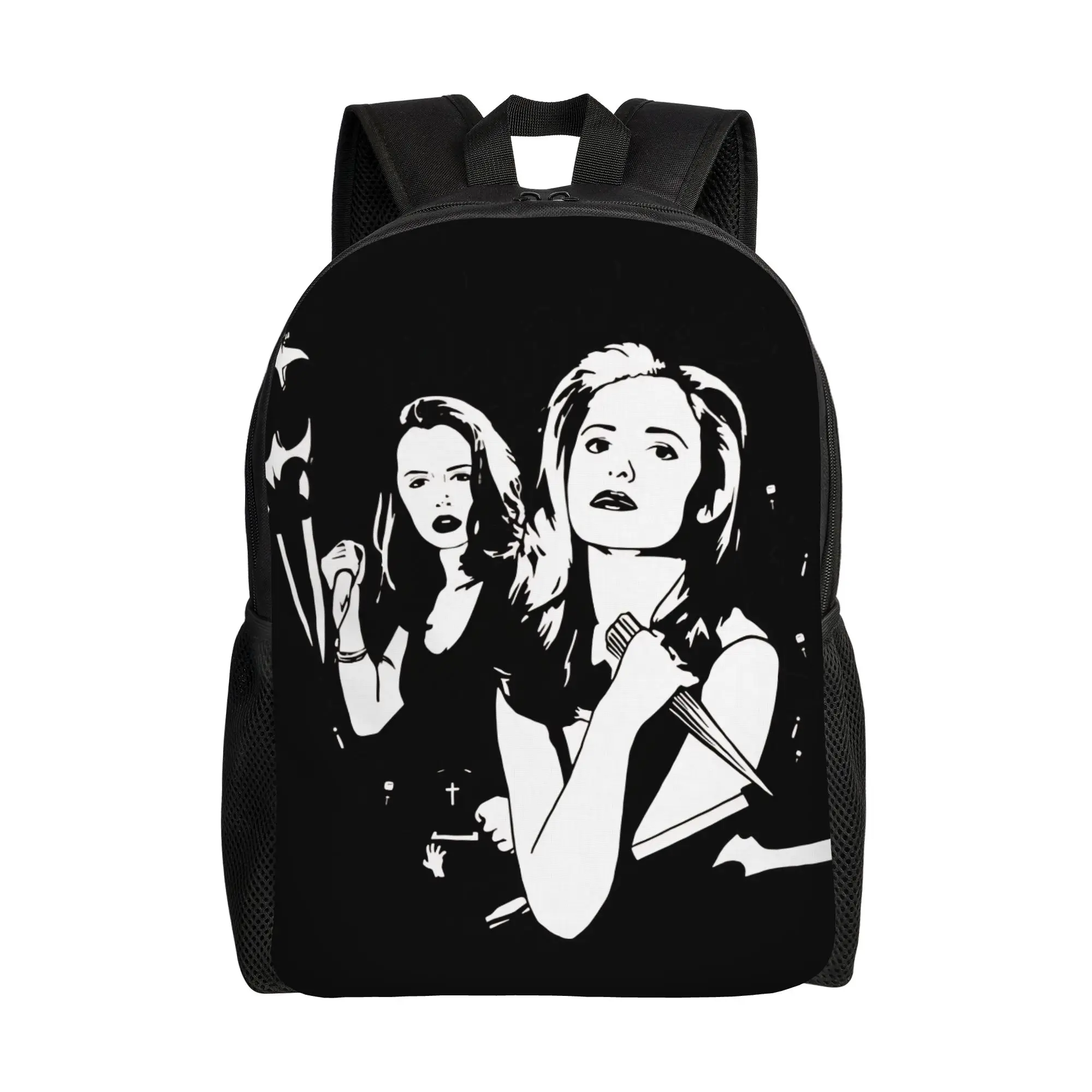 Welcome to the Bad Girls Backpack for Teenage Student Business Daypack Buffy the Vampire Slayer Laptop Computer Shoulder Bag