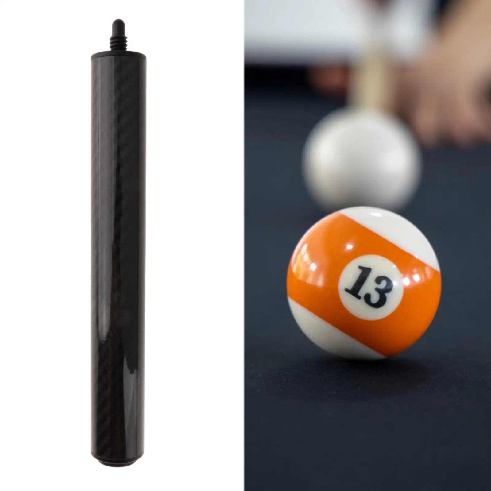 Billiards Cue Extension Portable Pool Stick Extension Snooker Billiard Connect Shaft Training Cue Joint Accessory for Enthusiast