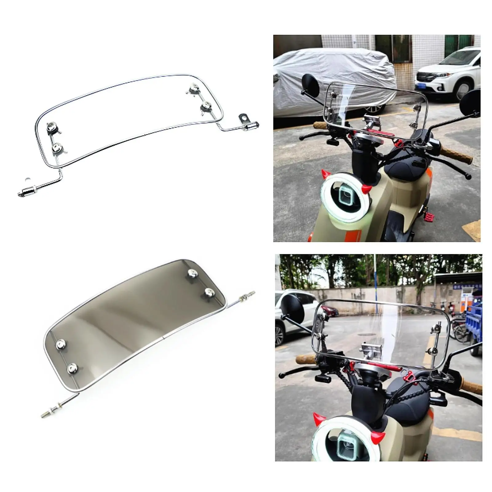 

Стекло скутера для электрического велосипеда Emma Sunny, дефлектор ветрового стекла