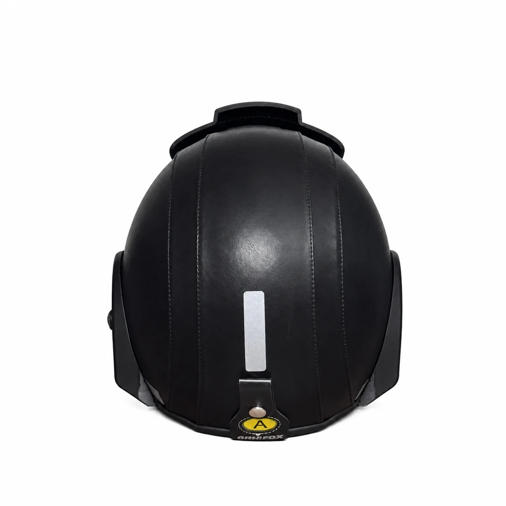 Custom Skull Face Motorcycle Half Helmet Removable Mask Gothic Biker Leather Matte Black   Knight Cyberpunk Style