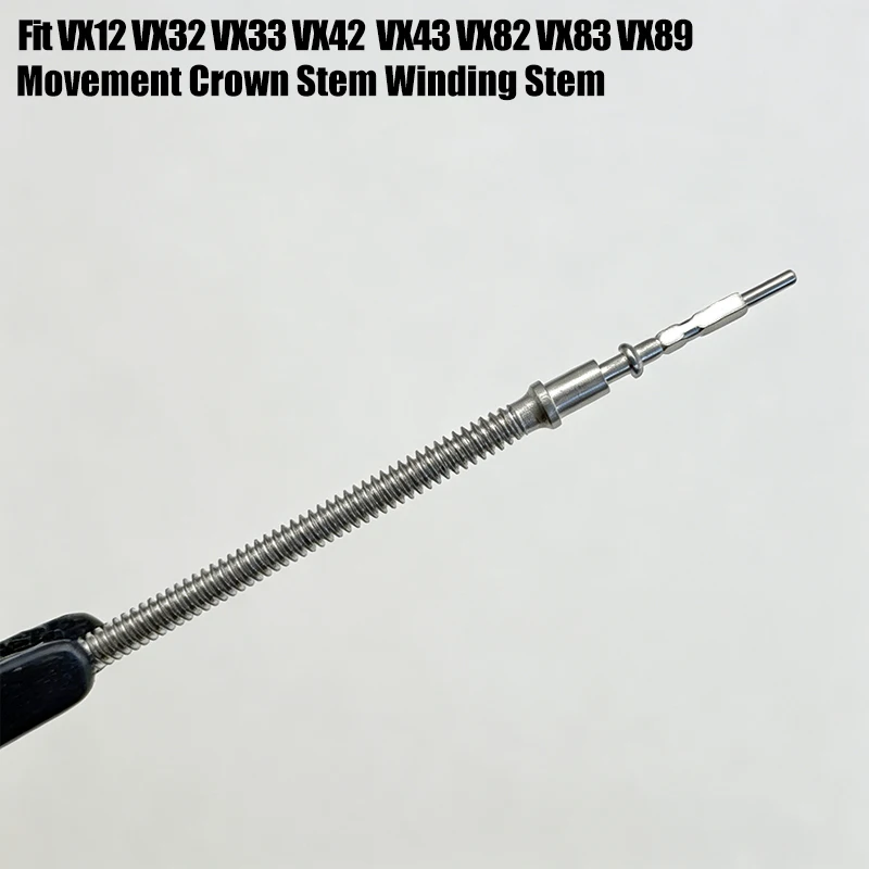For VX12 VX32 VX33 VX42 VX43 VX82 VX83 VX89 Movement Steel Crown Stem Watch Winding Stem Repair Parts Components