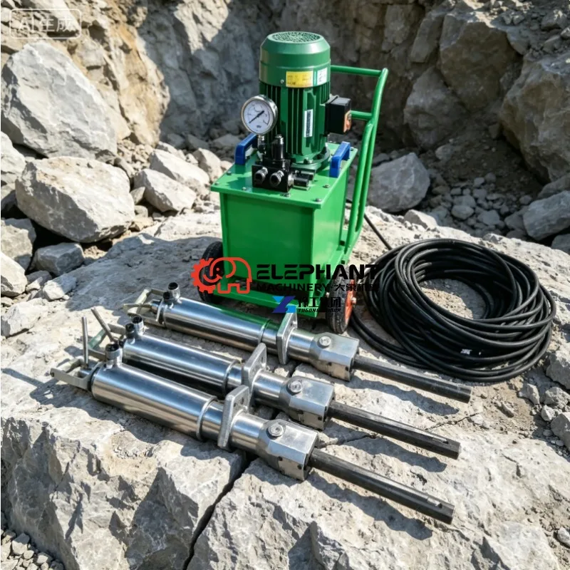 New Hydraulic Rock and Concrete Splitting Device Handheld Electric Petrol Engine Rock Splitter