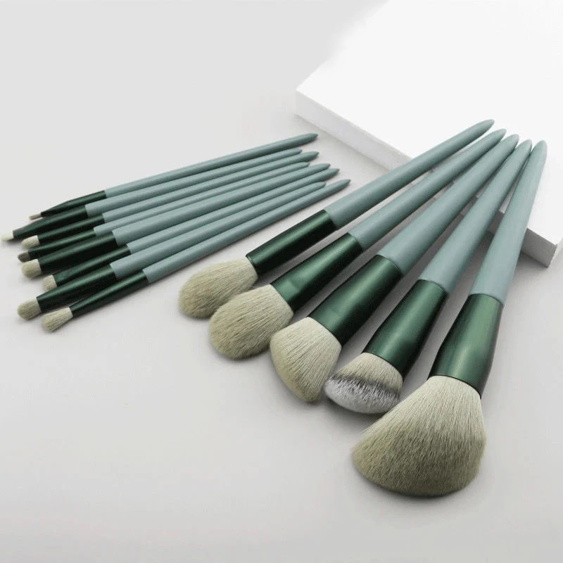 13 PCS Classic Makeup Brushes Set Eye Shadow Foundation Women Cosmetic Brush Eyeshadow Soft Make Up Tools Bag