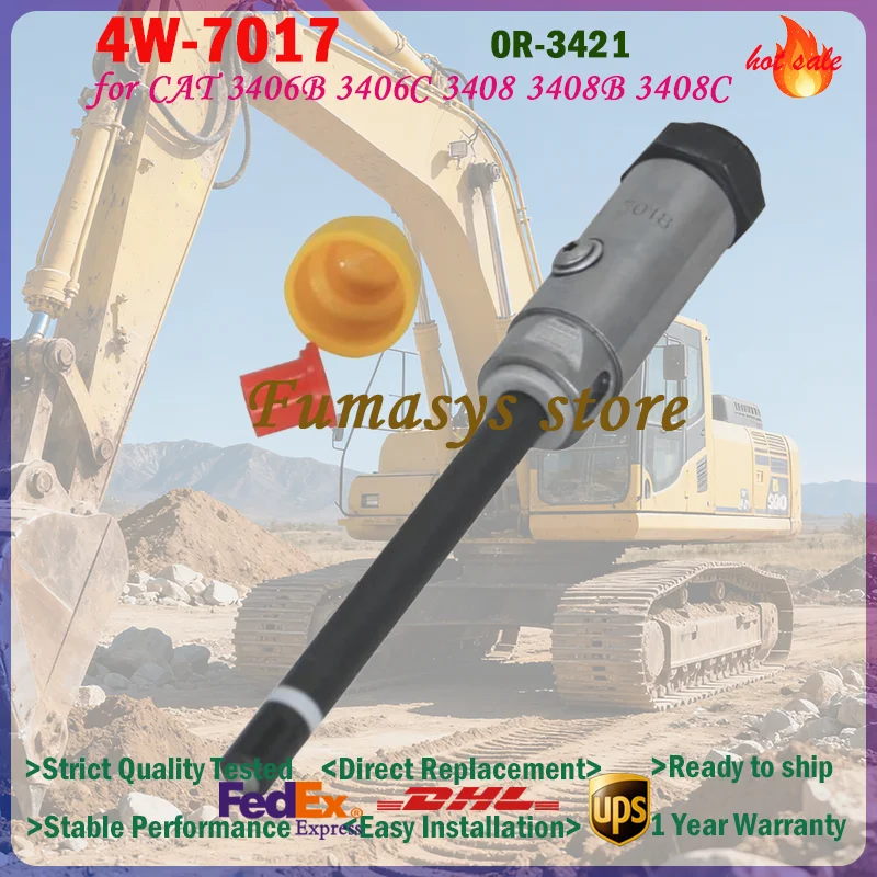 1PC High Quality 4W-7017 4W7017 0R-3421 OR3421 For Caterpillar CAT 3406B 3406C 3408 3408B 3408C Engine