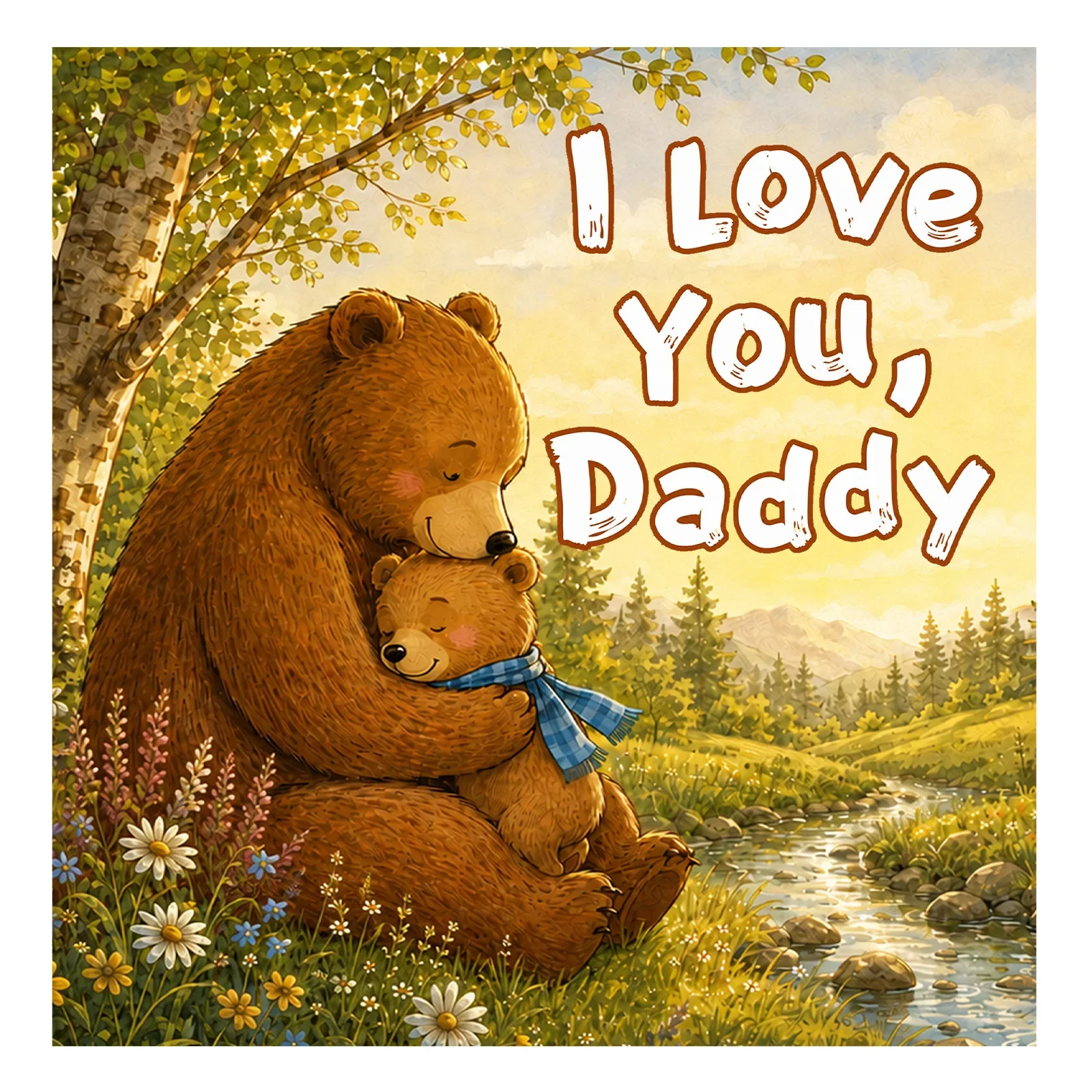 I Love You, Daddy, Heartwarming Father-Child Picture Story About Encouragement, Courage, Support and Everyday Bonding