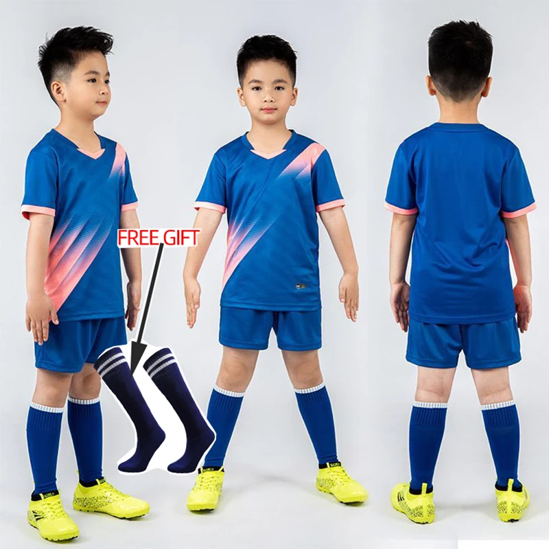 

Kid Football Jerseys Customize Children Soccer Uniform Shirts Futsal Sportswear Adult Child Team Outfit Men Boy Sports Tracksuit