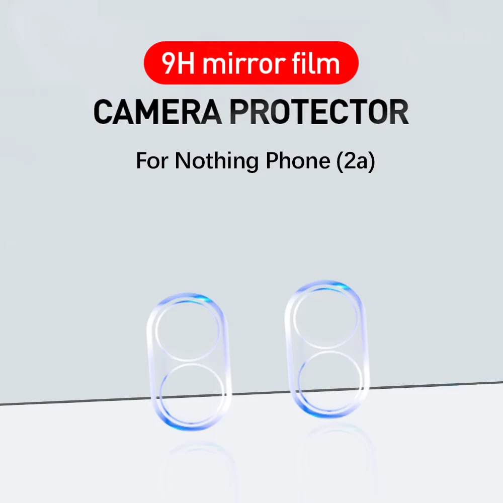 2Pcs Camera Protector Case For Nothing Phone (2a) Tempered Glass Ring Rear Lens Cover For Nothing Phone 2 A A2 Phone2A 5G A142