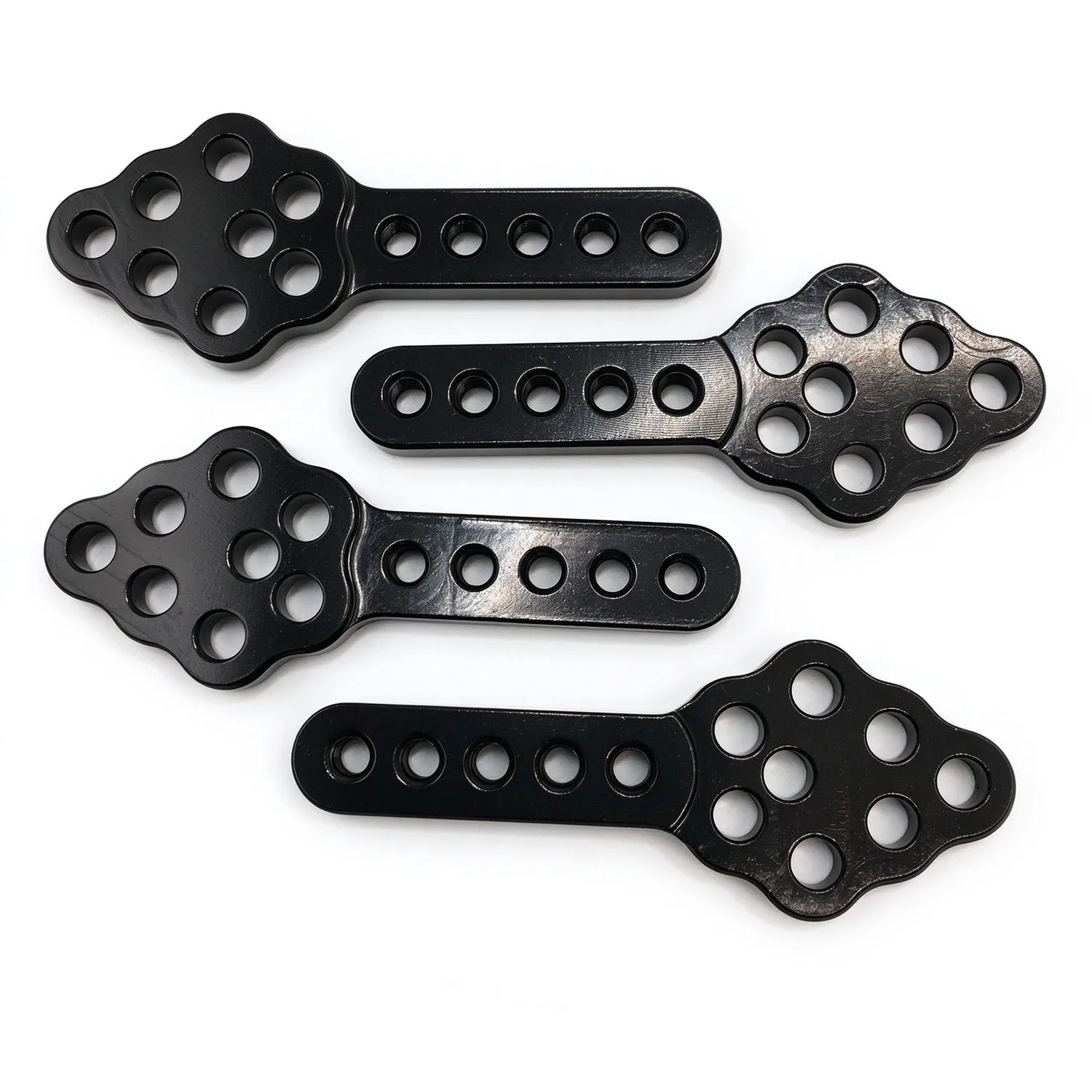 SansanRC 2Pcs/4Pcs Adjustable Alu Alloy Shock Mount Lift Kit Set for Axial SCX10 II 90046 90047 1/10 RC Crawler Car Upgrade Part