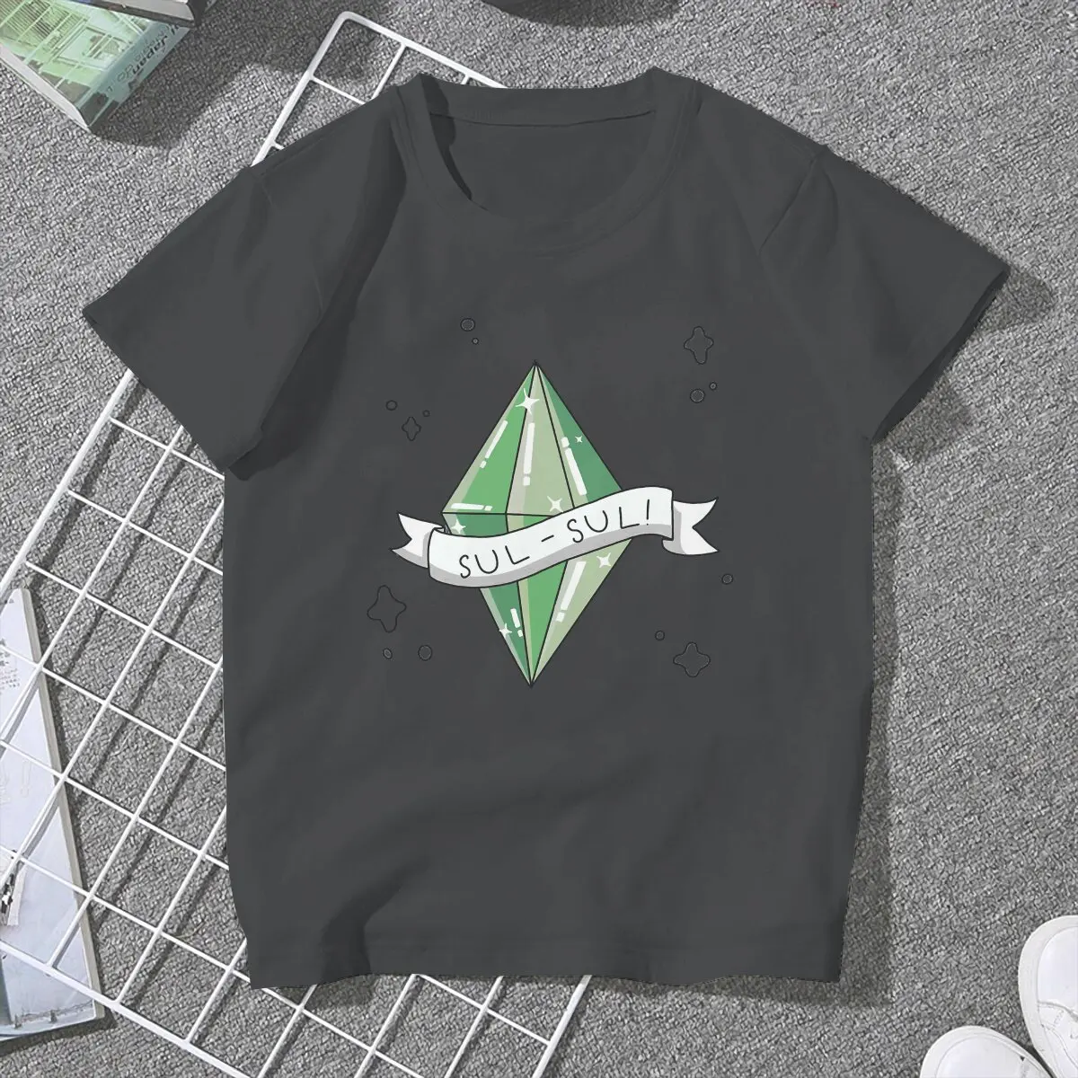 Eva Women Shirts The Sims 4 Business Simulation Game Oversized T-shirt Goth Vintage Female Blusas