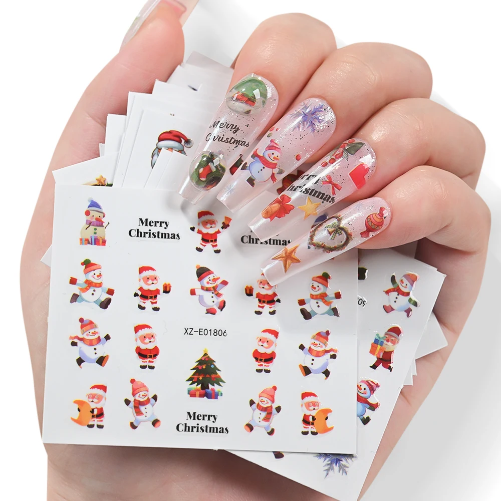 30 autocollants 3D pour ongles - Nail Art Xmas Tree avis et prix
