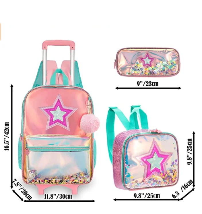 Mochila escolar con ruedas para niños, Bolsa Escolar con ruedas, bolsa con ruedas