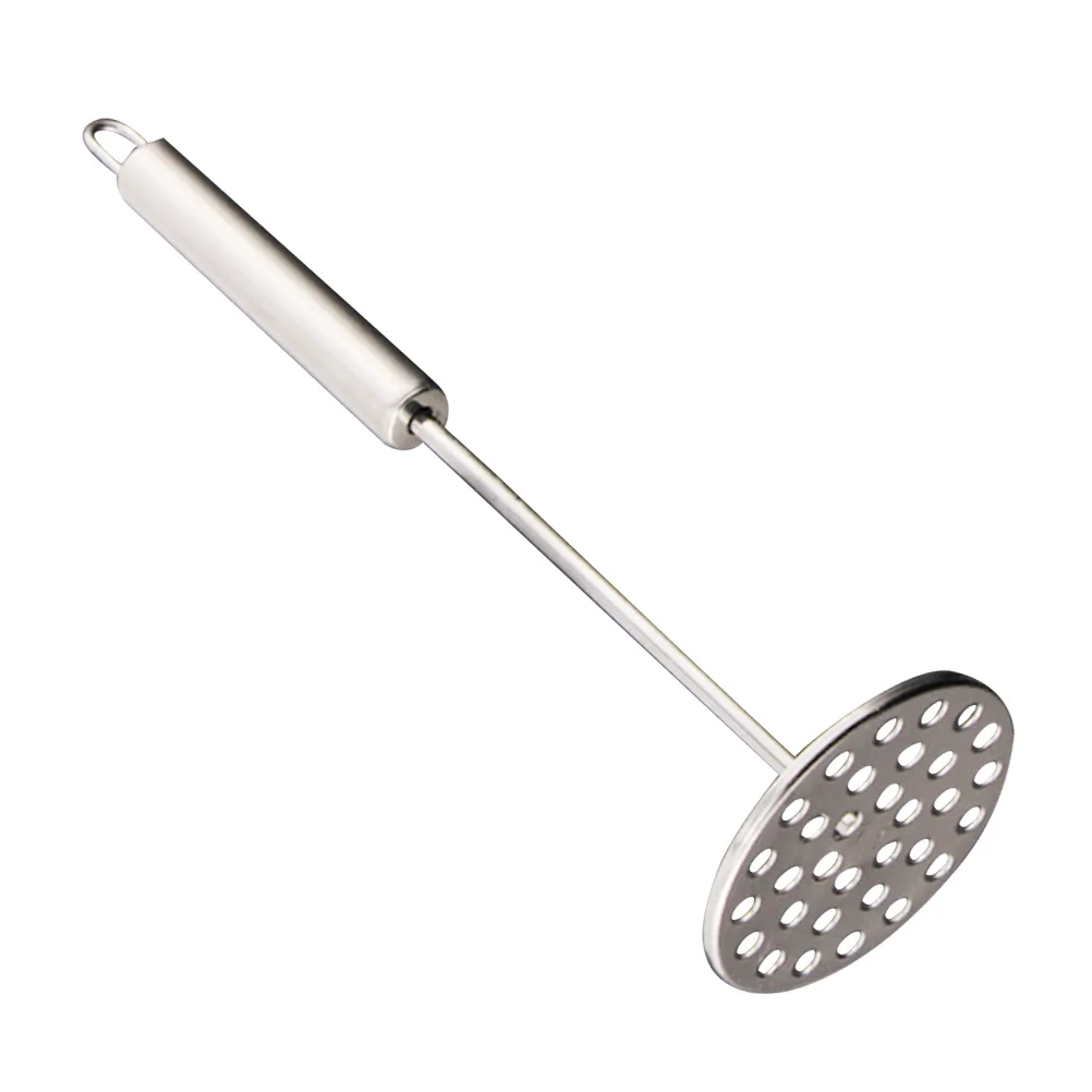 Round Potato Masher Stainless Steel Fruit Ricer Food Crusher Vegetable Mashers Kitchen Gadget potato ricer