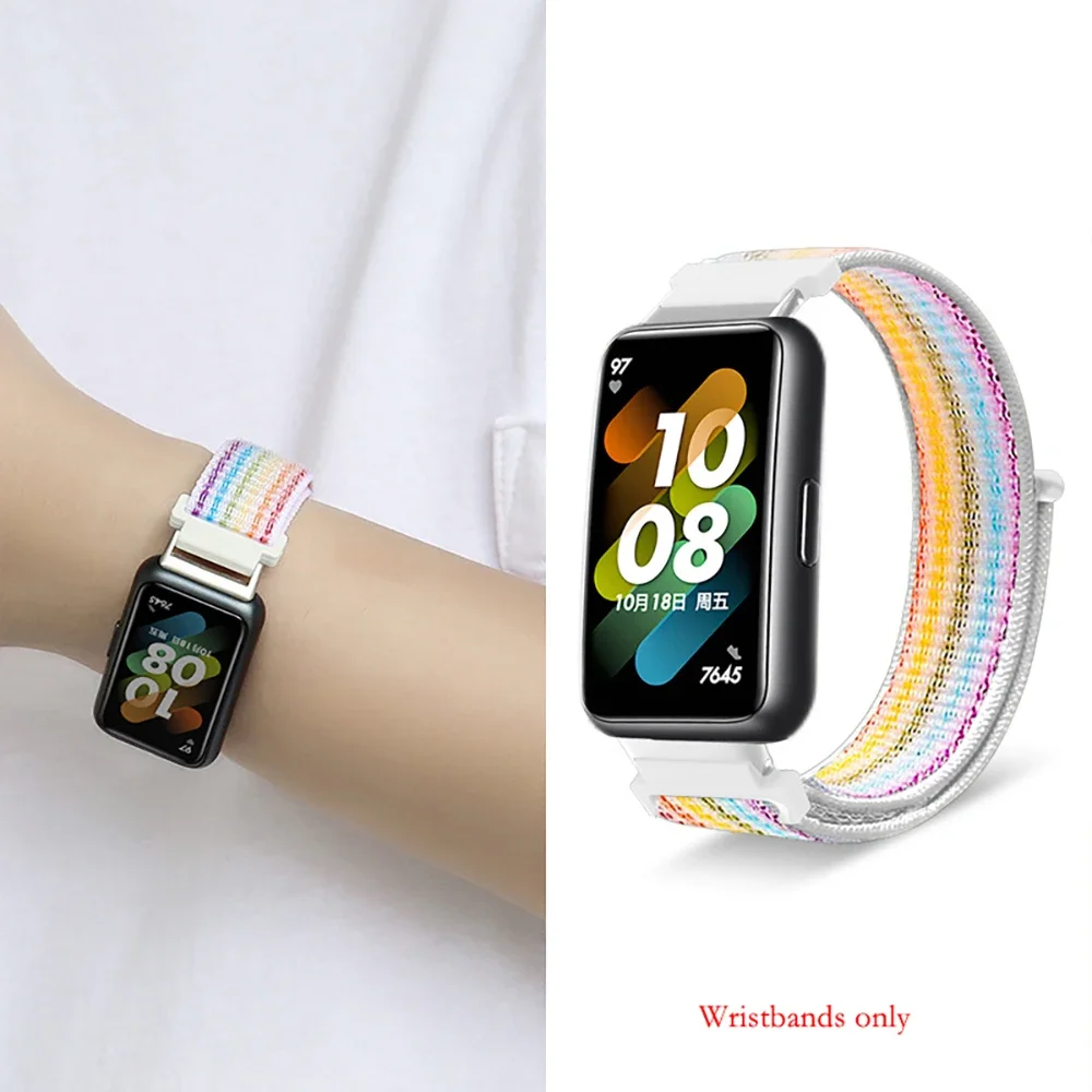 Cinturino in nylon per Huawei Band 10 9 8 7 Bracciale sostituibile traspirante originale per Huawei Band 10 9 8 Accessori per cinturini