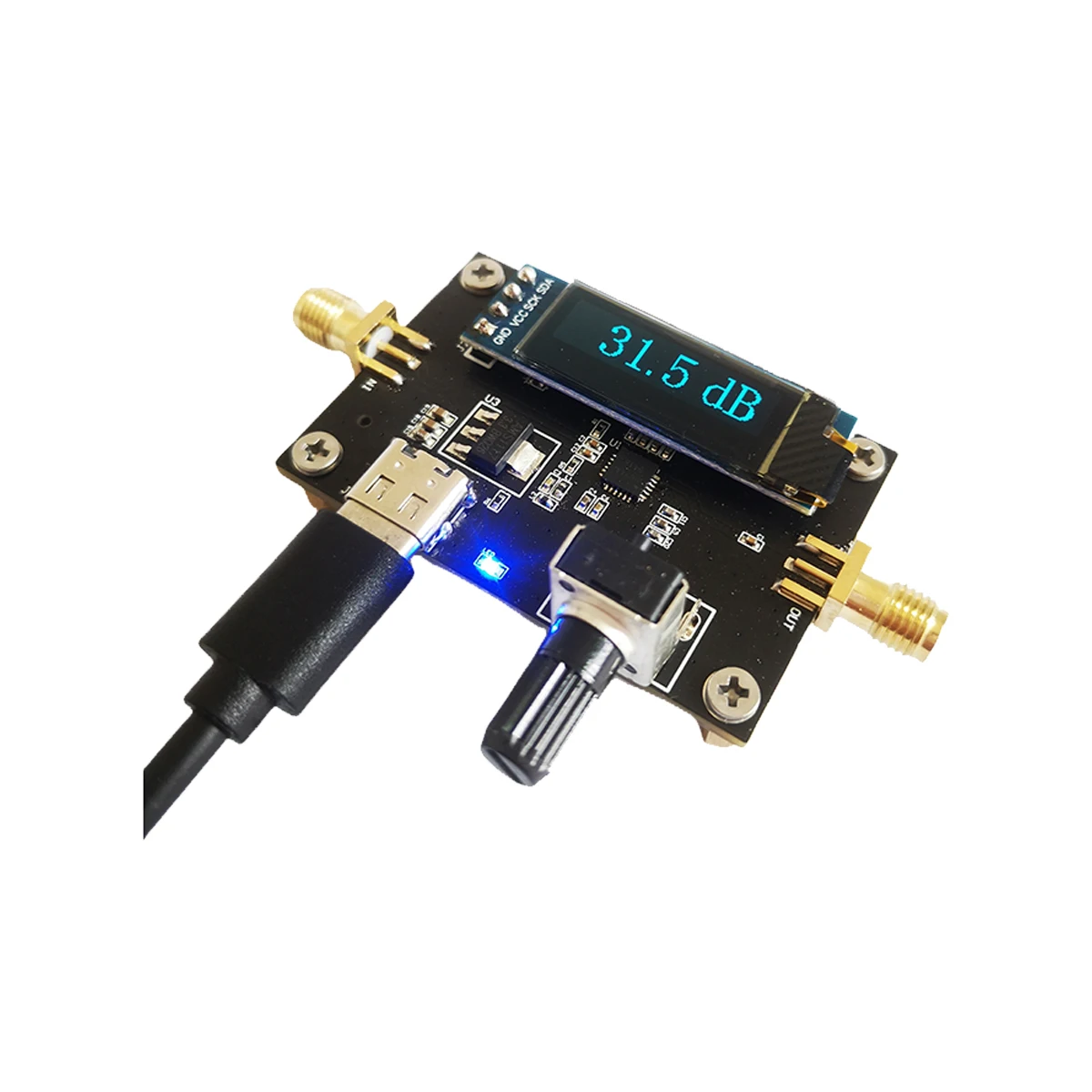 HMC624A Digitale Rf Verzwakker Module DC-6GHz 0.5dB Stap Nauwkeurigheid 0 ~ 31.5dB Verstelbare