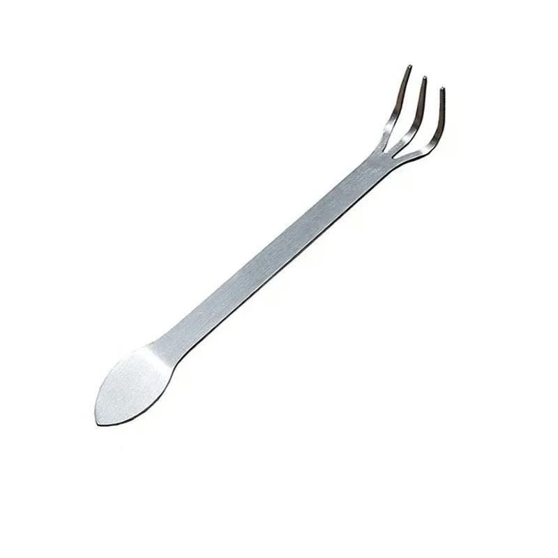 Stainless Steel Hand Rake Compacted Soil Stainless Steel Bonsai Rake Household Handmade Bonsai Making Tools Loosen Soil