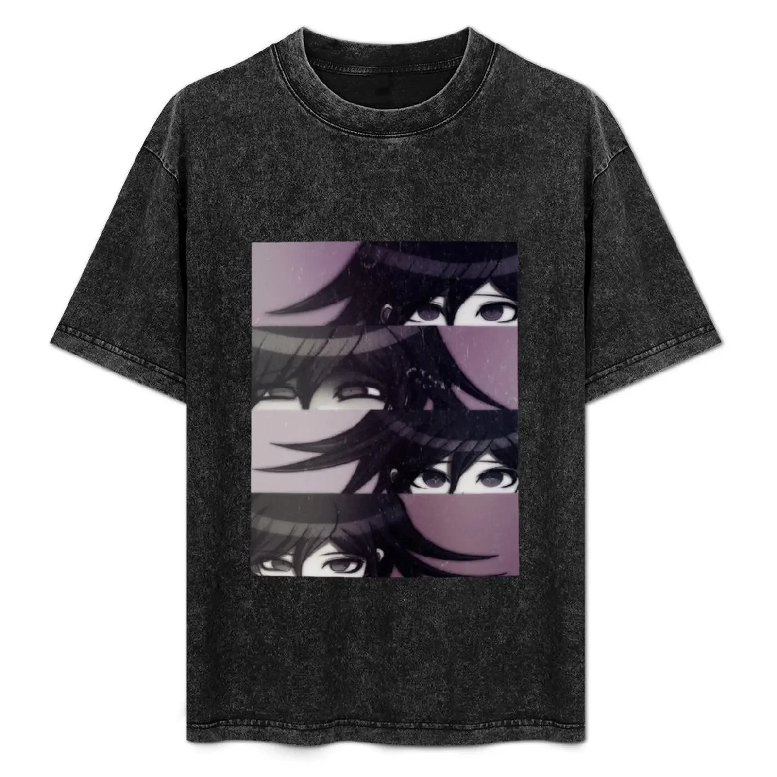 

many faces of kokichi ouma T-Shirt Plus Size Summer Short Sleeve T-Shirt