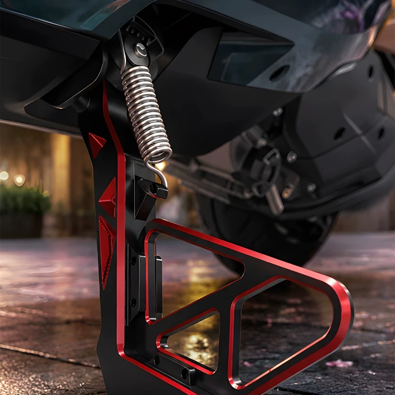 for Honda PCX 160 Motorcycle CNC Aluminum Side Support Bracket Anti-skid Enlarged Plate Kickstand Holder Mount Accessories