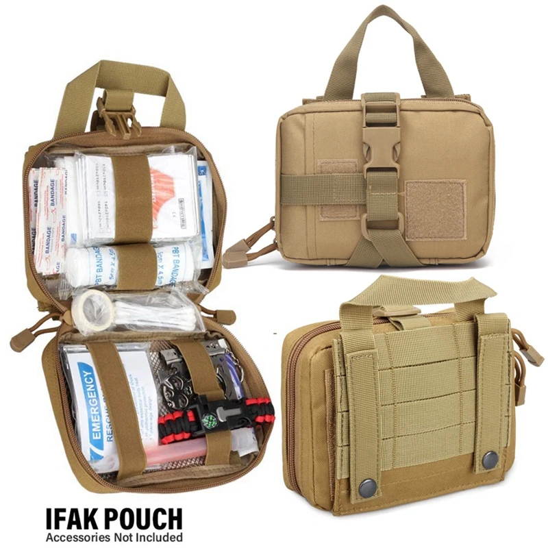 Molle tactical first aid kit,EDC tactical kit,camping and hiking,outdoor toolkit,outdoor medical first aid kit Hunting shooting