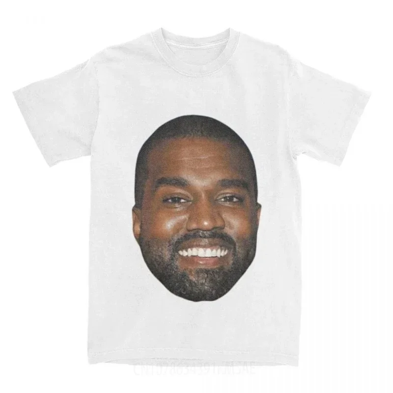 T-shirt à Manches Courtes en Coton Pur pour Homme et Femme, Vêtement de Taille, Kanye Wests