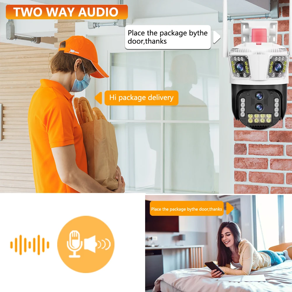 IP-камера IPC360 HOME, 8K, 16 Мп, Wi-Fi, PTZ