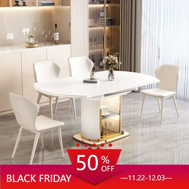 

Kitchen Dining Table Chairs Small Tables For Restaurants Extendable Work Round Room Tavoli Da Pranzo Sets Folding Console