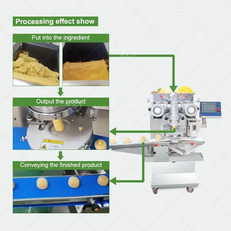 Moon Cake Stamping Mamoul Maker Filled Churros Make Small Kubba Ball Automatic Mini Encrusting Machine