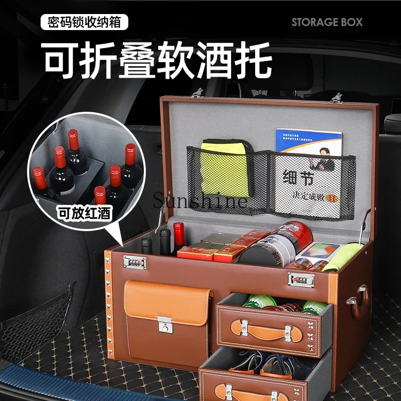 Suitable for Chi GLA GLC E300 E260C180L S-class car trunk storage and sorting storage box