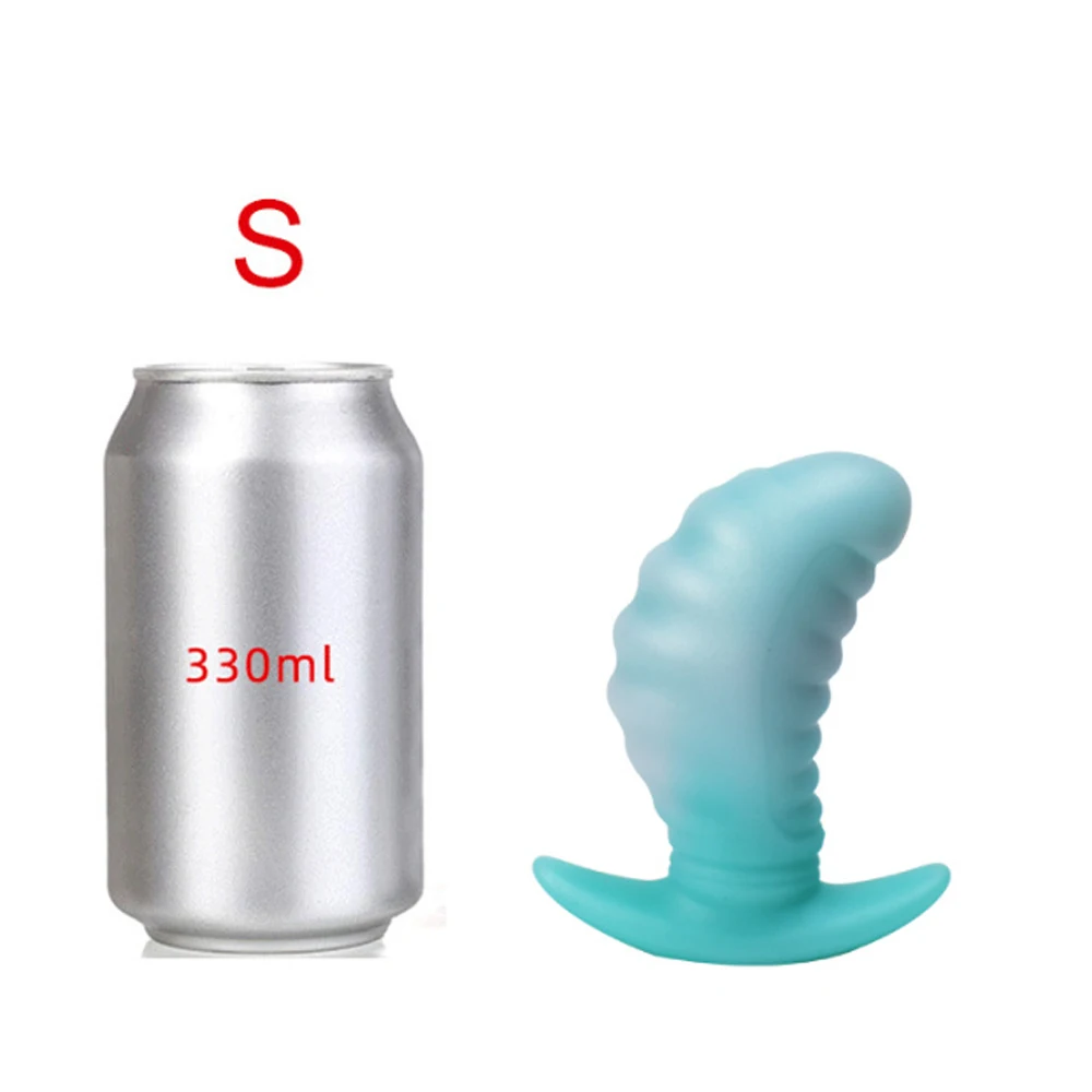 Shaped Silicone Vestibule Expansion Anal Masturbator Sex Toys Women's Vagina Men's Prostate Massager Portable Adult Toys Plug