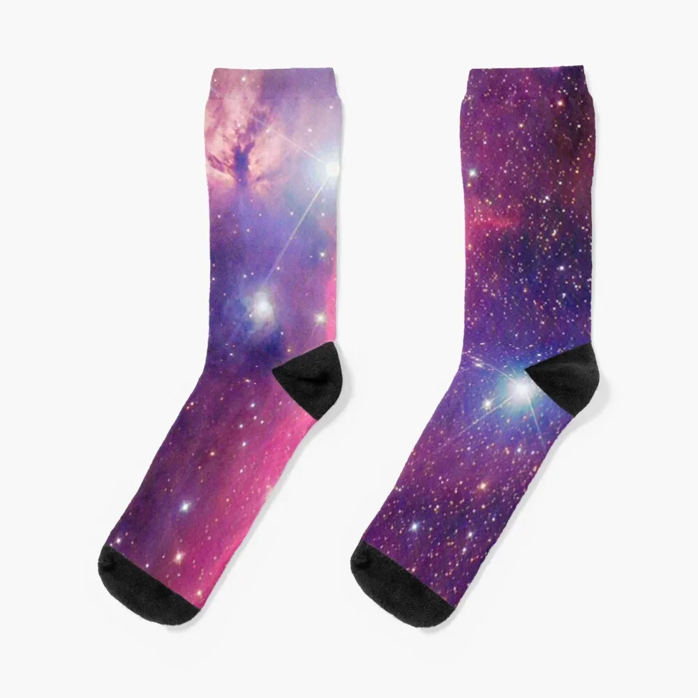 

Purple Galaxy Socks new year aesthetic Socks Women Men's