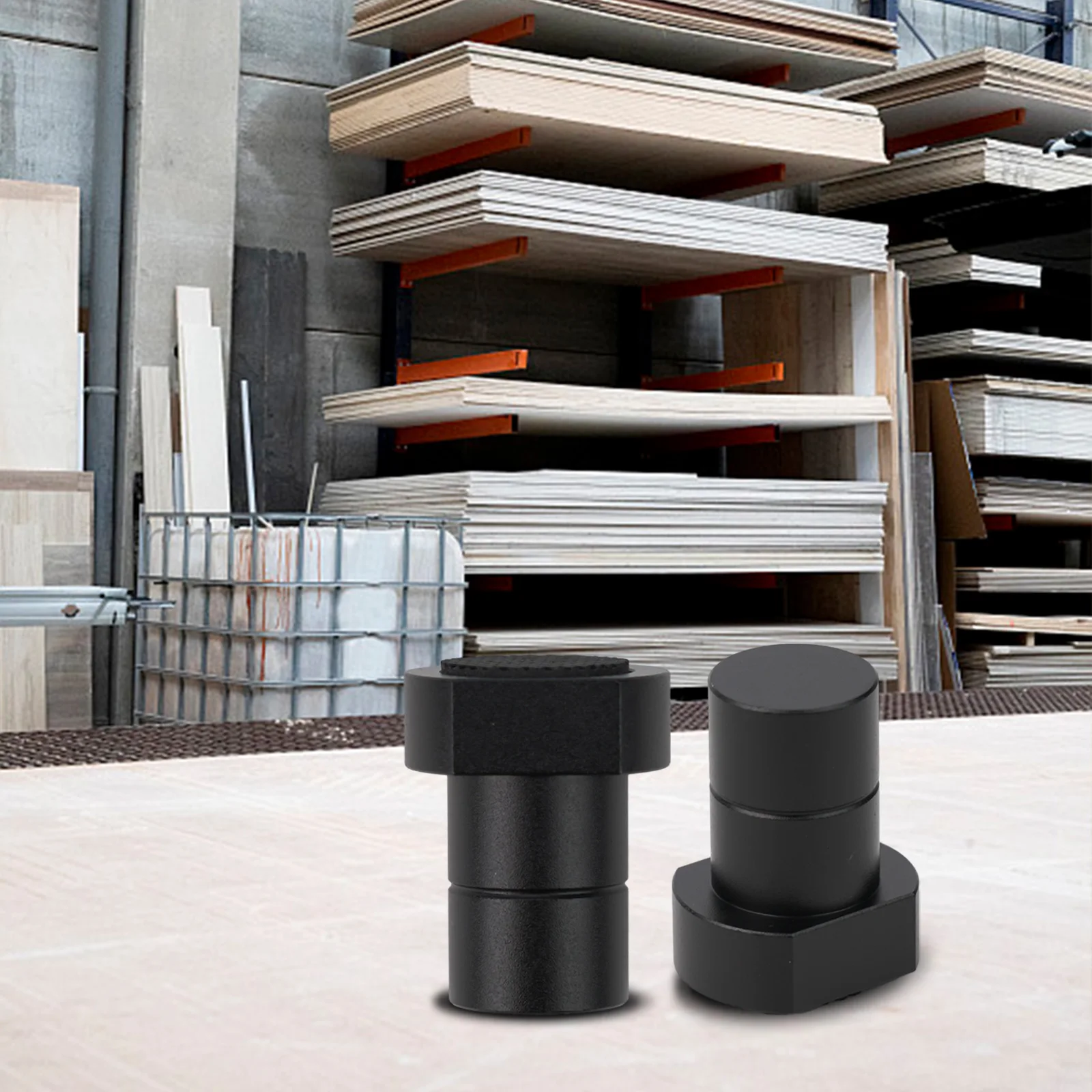 19mm/20mm Bench Dog Aluminum Alloy Workbench Peg Brake Stops Clamp Limit Block For Routing Cutting Sanding Positioning Tools