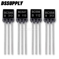 50PCS BC546B TO-92 Transistors  BC547B BC556B BC558B TO92 BC546 BC547 BC556 BC558