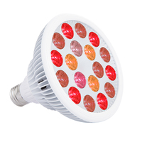 54W Red LED Light Therapy Bulb 630nm 660nm 810nm 830nm 850nm Infrared Light Bulb E27 Red Light