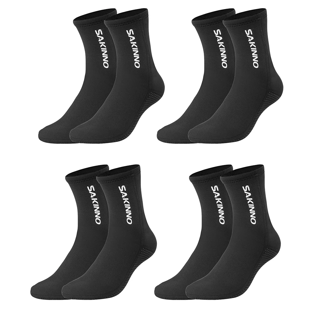 

1-5Pair Unisex Diving Socks Anti Slip Neoprene Diving Surfing Boots Portable Scratch Resistant Warm Cold Proof for Men Women