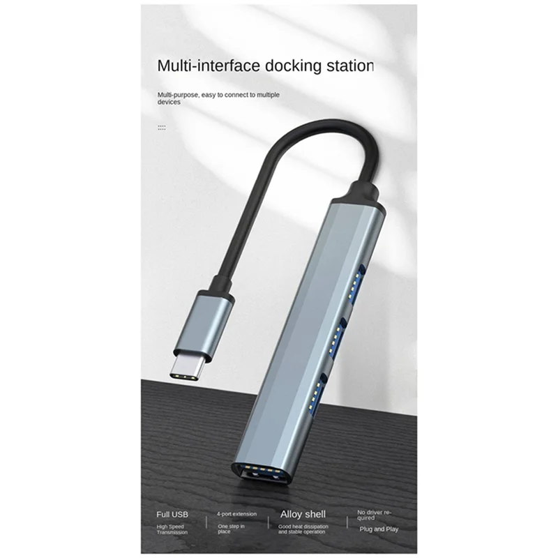 

4-портовый USB-концентратор, разветвитель, мультиконцентратор, адаптер USB-USB 3.0, USB-адаптер питания с несколькими портами Z