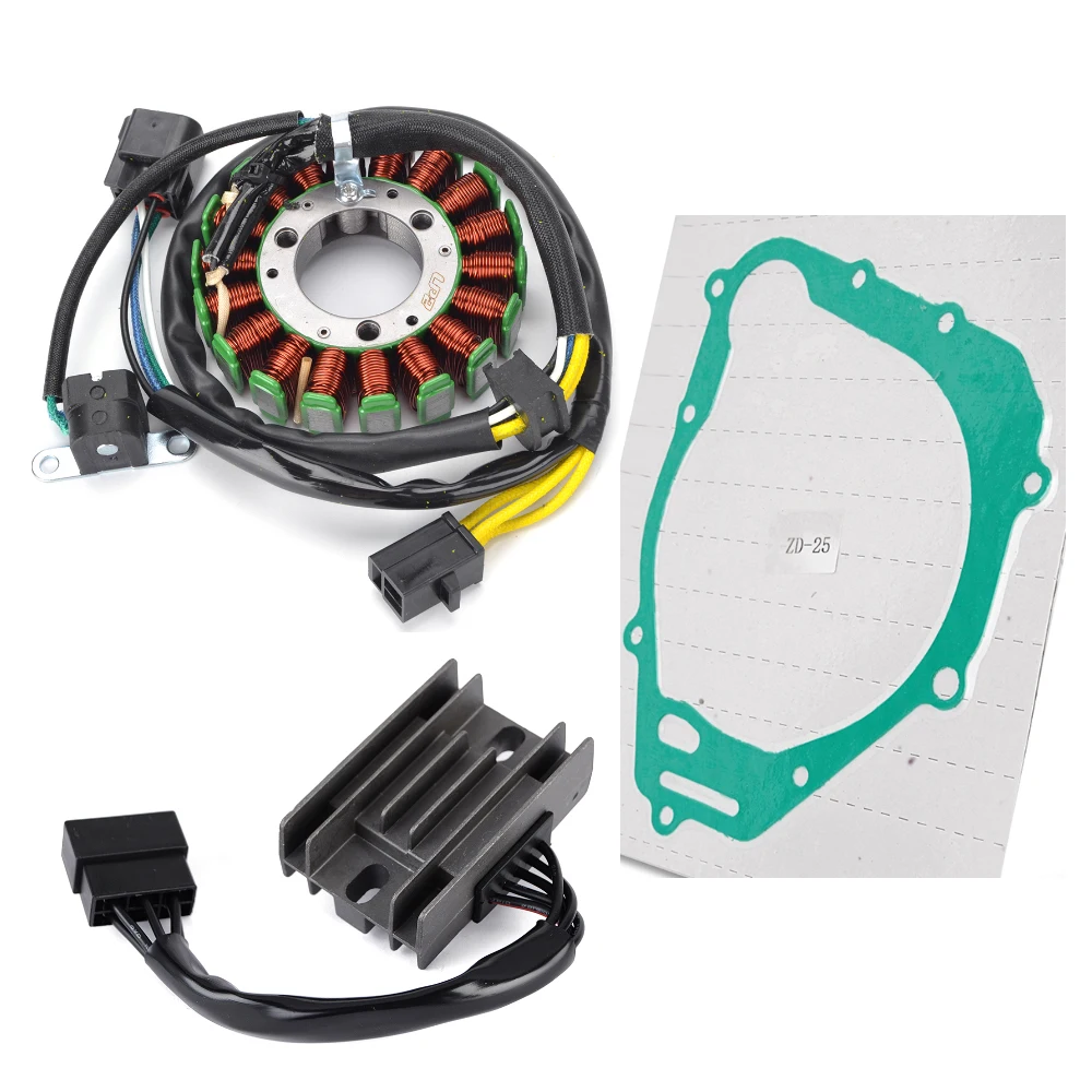 

Stator Coil Gasket Kit +Voltage Regulator Rectifier for Suzuki DRZ250 DR-Z250 2001-2007 2009 DR250 DR 250 1998-2000