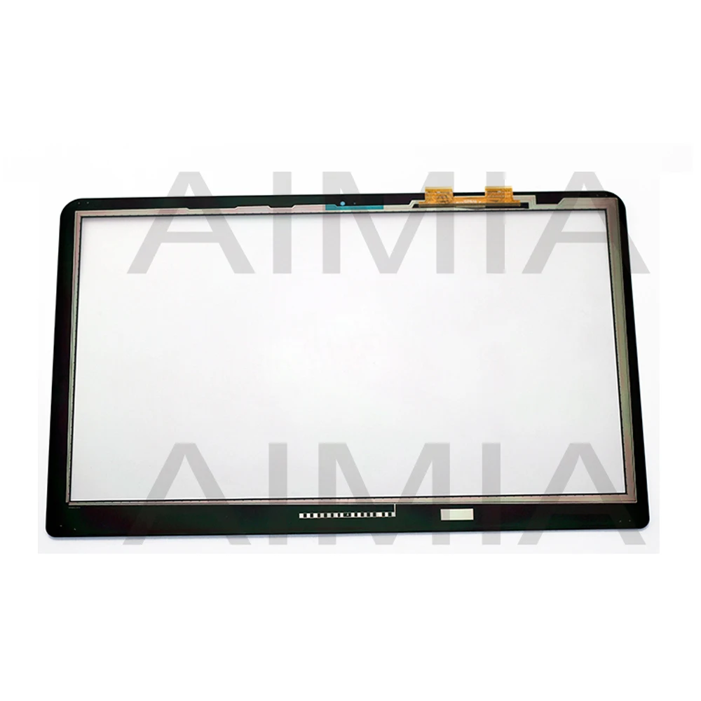 Imagem -03 - Toque Substituição para hp hp Envy X360 15-w 15-w100nx 15-w102nx Touch Screen Painel de Vidro Digitalizador Amarelo Preto Quadro Flex 15.6