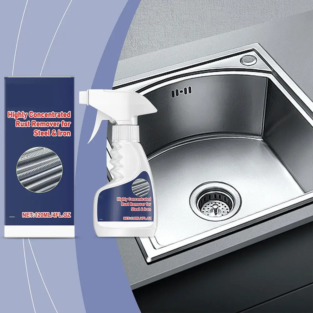 120/500ML Mehrzweck-Hochleistungs-Metallrostentferner Rostschutzspray 120ml Kraftvoller Metallrostentferner für Autos – Detail 3