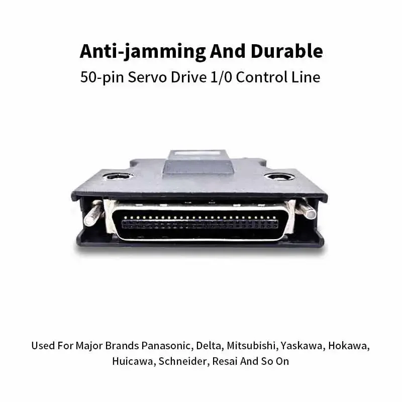 IO Servo SCSI Connection Line with Terminal 15 20 25 26 44Pin 50Pin Pin CN1 Control Cable for Panasonic Mitsubishi Yaskawa Delta