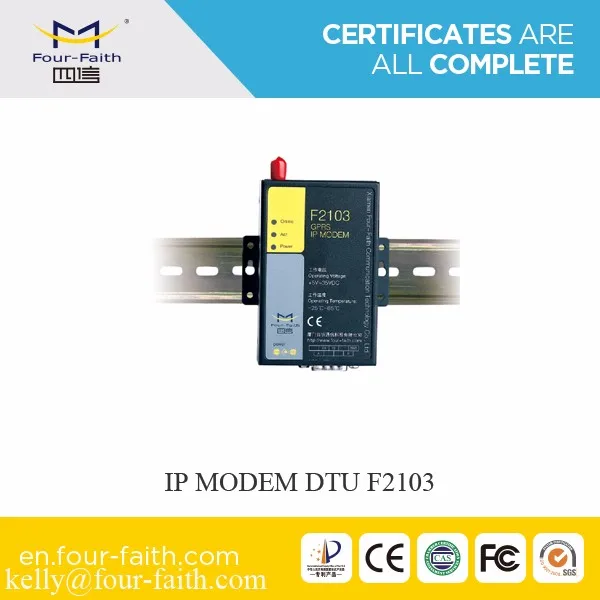 F2103 Gsm Gprs RS232/RS485 Modem for Electric Meter Reading, Sensor, PLC, SCADA, AMR, Telemetry