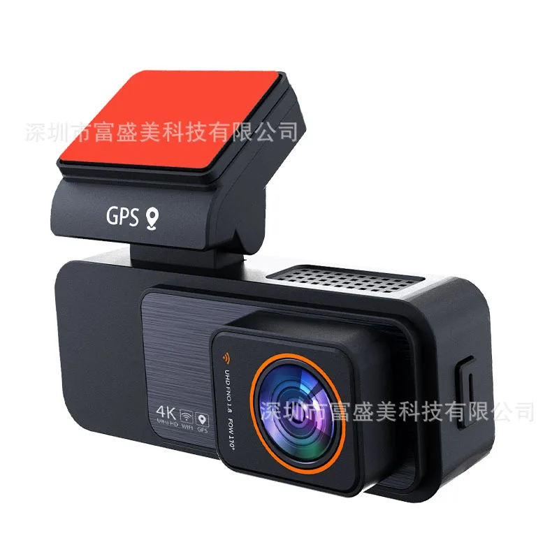 New Cross-border Dual-lens 4K Parking Monitoring 360 Panoramic 3-inch WIFI Night Vision High Definition GPS Driving Recorder