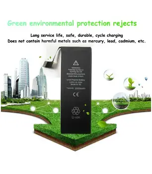 Baterie XDOU pro iPhone SE 2016 iPhoneSE 2000mAh, příslušenství pro telefon, sada nástrojů pro opravu zdarma, nálepka, náhradní baterie 10 nejlepší prodej Originální baterie pro iPhone SE 2016 - №3