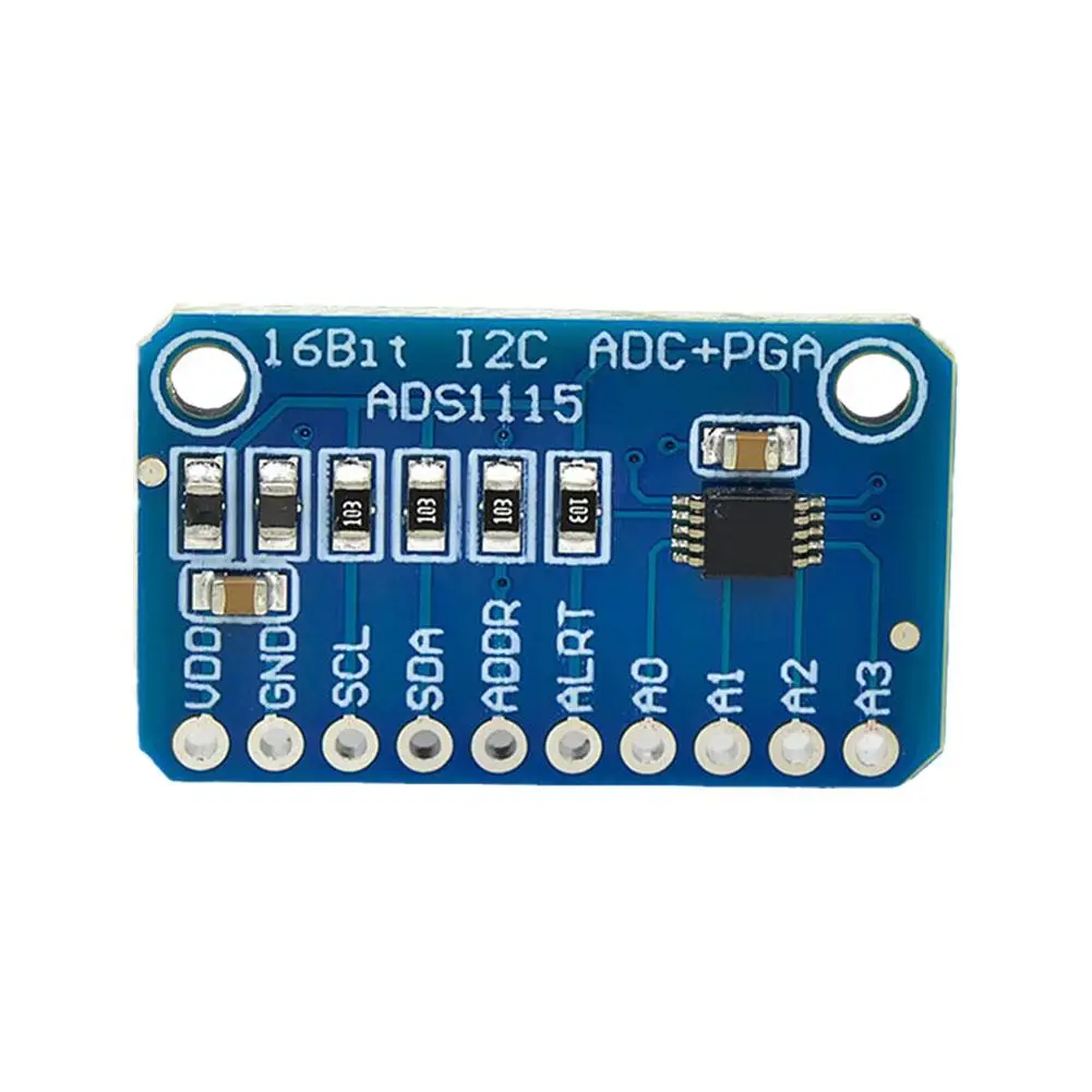 I2c Ads1015 Ads1115 16 Bit Adc 4 Kanaals Module Met Versterking 2.0V Rpi Tot 5.5V Versterker Programmeerbaar V1m7
