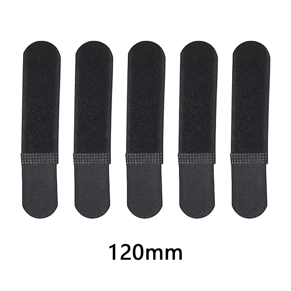 5Pcs 120/160mm Nylon Straps Buckle Webbing Hook Loop Fastener Hook Loop Straps Fix Cord Cable Ties Webbing Tidy Organizer