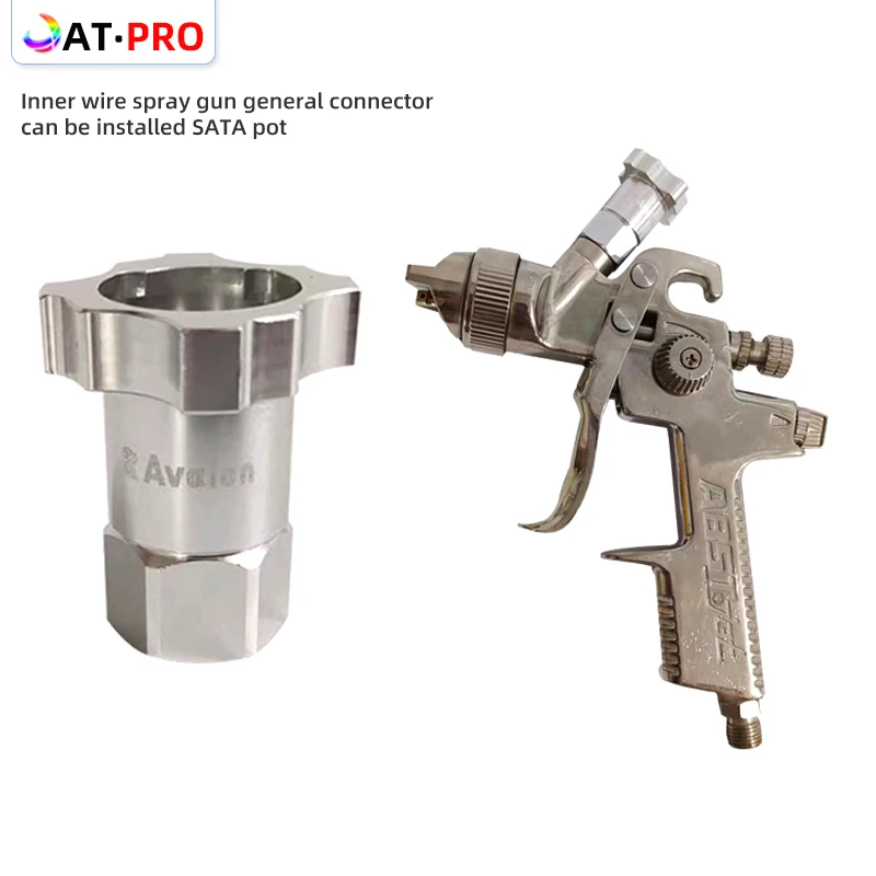 Inner Wire Universal Female M16*1.5PF Spray Gun Joint Adapter Suitable For SATA Spray Gun Disposable Free Wash Pot Spray Can