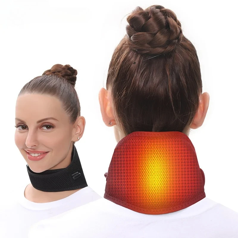 

1PC Tourmaline Self-Heating Magnetic Therapy Neck Brace Support Belt Cervical Vertebra Protection Spontaneous Heating Massager