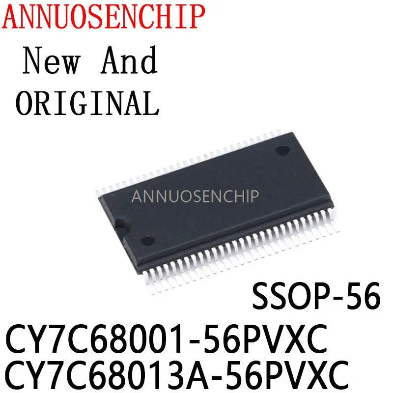 

10PCS New and Original CY7C68001 CY7C68013A SSOP56 Microcontroller Chip CY7C68001-56PVXC CY7C68013A-56PVXC