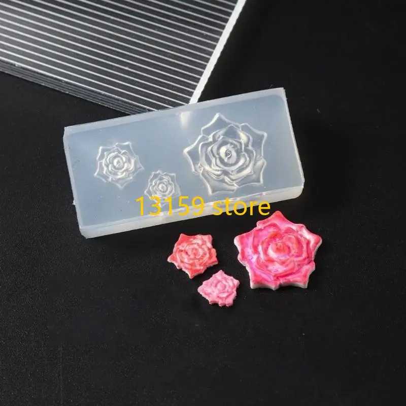 270A Plumeria-Blumen-Maniküre-Schablonenformen, Nail-Art-Formen, Blumenformen für Frauen