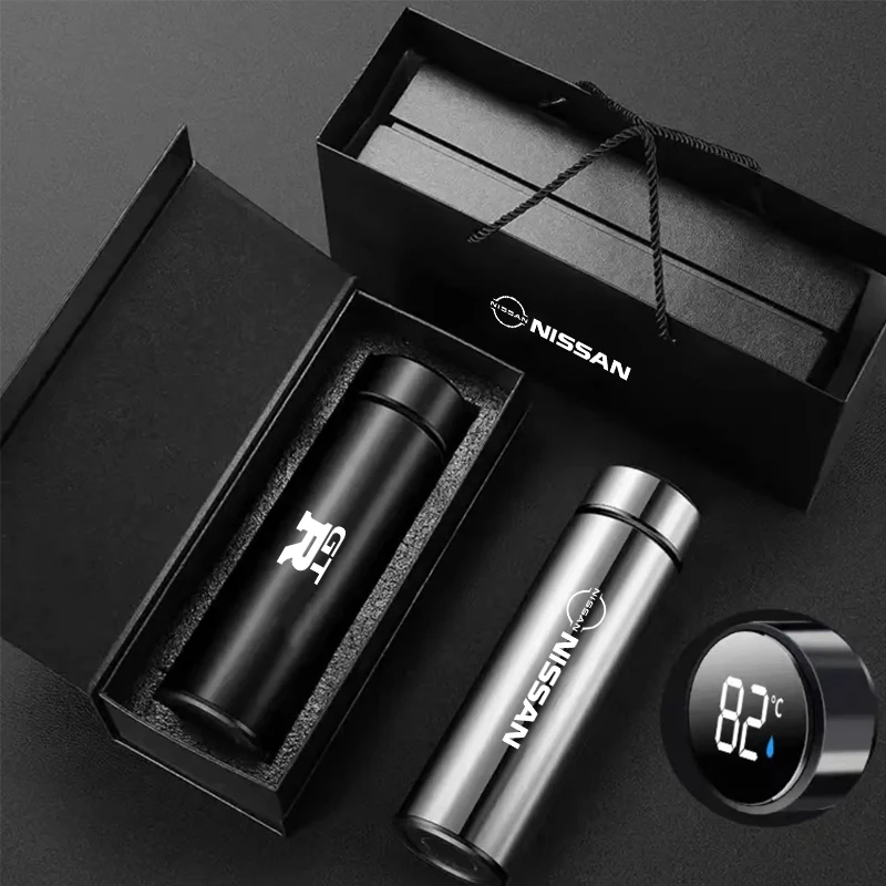 500ML Auto Vakuum Becher Thermoskanne Becher Edelstahl kessel Teekanne para Nissan Qashqai Juke Pulsar Sentra Altima Patrol Micra