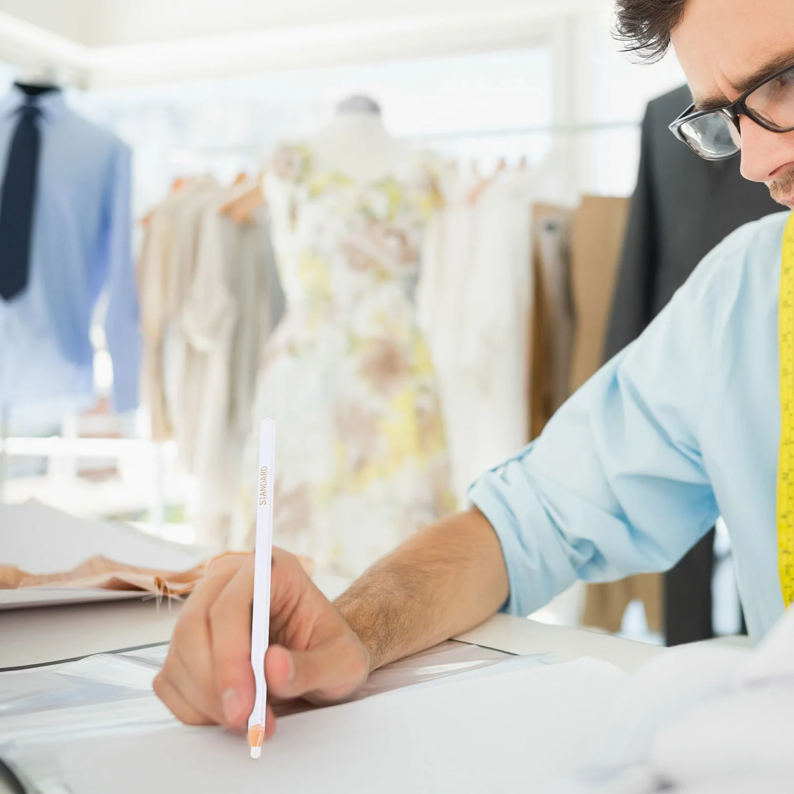 

1 Box Peel-Off Wax Pencil Multi-Color Fabric Marking Crayon For Sewing Crafts Drawing On Wood Glass Metal Cloth Paper Embroidery