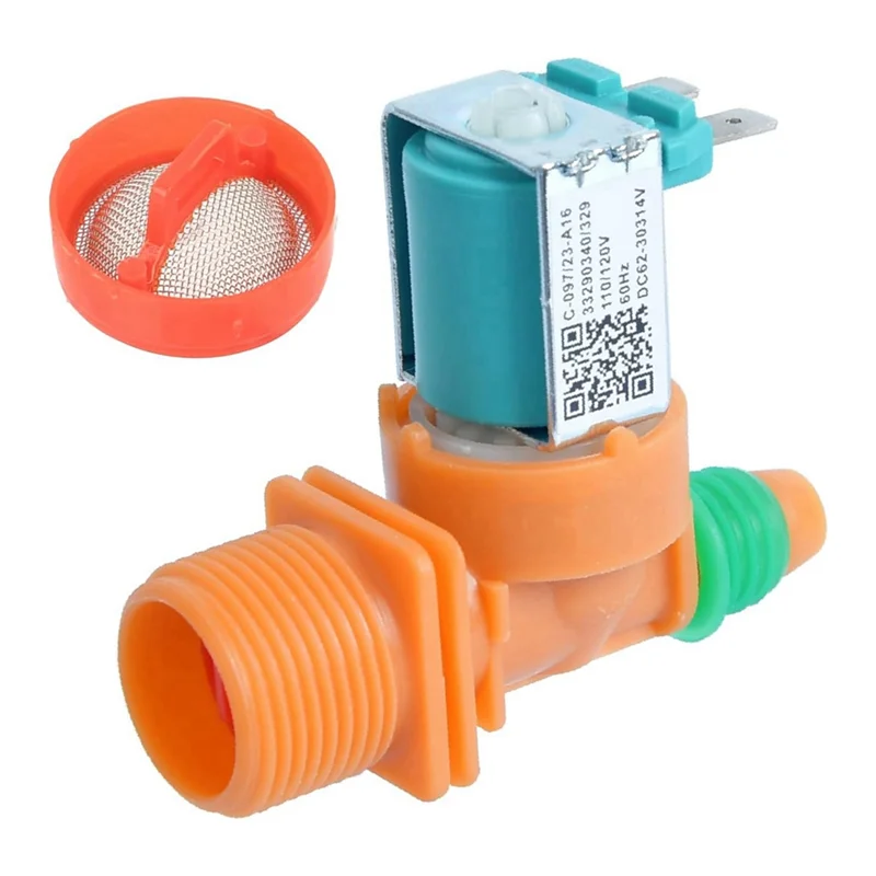 A19F-غسالة المياه الباردة مدخل الملف اللولبي صمام ل ، استبدال DC62-30314V 3992464 AP5966634 PS11719664 EAP11719664 #3